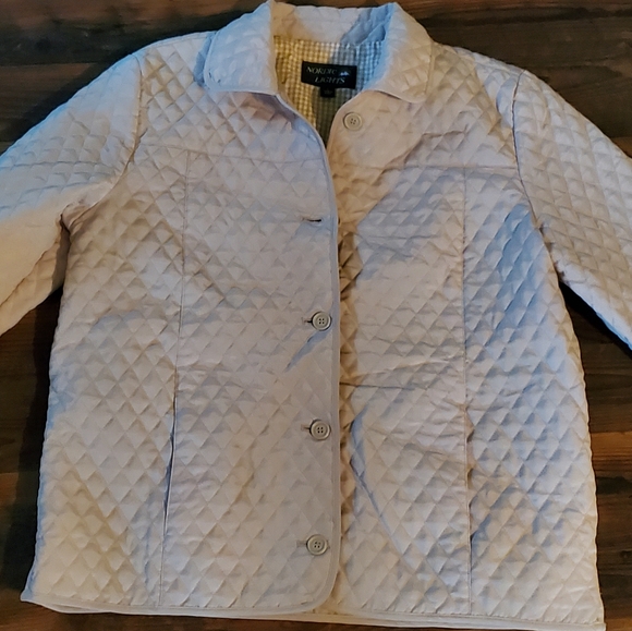 Womens Nordic Lights quilted Jacket - Picture 1 of 6